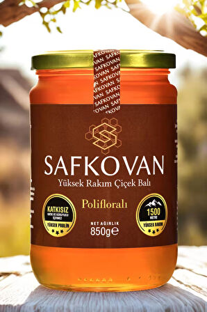 850g Yeni Sezon Yüksek Rakım Şekersiz Poliflora Çiçek Balı 770 Prolin