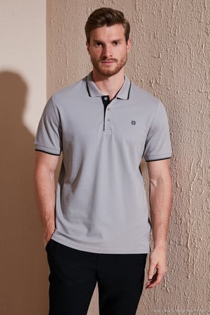 Buratti Pamuklu Regular Fit Düğmeli Polo Yaka 3'lü Paket T Shirt Erkek T SHİRT 590211827S3