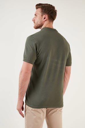 Buratti Pamuklu Regular Fit Düğmeli Polo Yaka 4'lü Paket T Shirt Erkek POLO YAKA T SHİRT 590211827S4