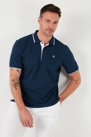 Buratti Pamuklu Regular Fit Düğmeli Polo Yaka 4'lü Paket T Shirt Erkek POLO YAKA T SHİRT 590211827S4