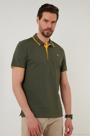 Buratti Pamuklu Regular Fit Düğmeli Polo Yaka 4'lü Paket T Shirt Erkek POLO YAKA T SHİRT 590211827S4