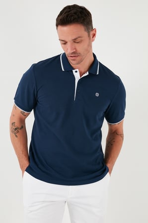 Buratti Pamuklu Regular Fit Düğmeli Polo Yaka 4'lü Paket T Shirt Erkek POLO YAKA T SHİRT 590211827S4
