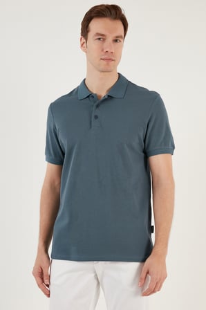 Buratti Pamuklu Regular Fit Düğmeli Polo Yaka 4'lü Paket T Shirt Erkek POLO YAKA T SHİRT 590211827S4