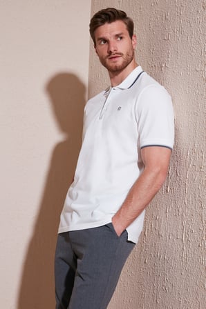 Buratti Pamuklu Regular Fit Düğmeli Polo Yaka 4'lü Paket T Shirt Erkek POLO YAKA T SHİRT 590211827S4