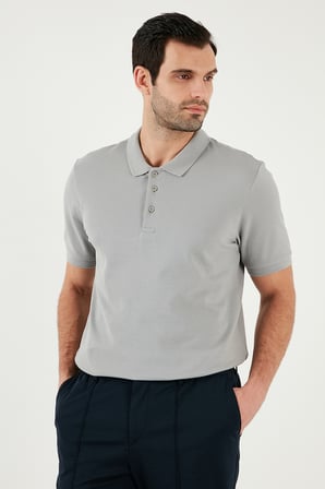 Buratti Pamuklu Regular Fit Düğmeli Polo Yaka 5'li Paket T Shirt Erkek T SHİRT 590211827S5