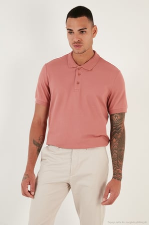 Buratti Pamuklu Regular Fit Düğmeli Polo Yaka 4'lü Paket T Shirt Erkek T SHİRT 5902127S4