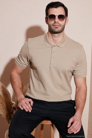 Buratti Pamuklu Regular Fit Düğmeli Polo Yaka 4'lü Paket T Shirt Erkek T SHİRT 5902127S4