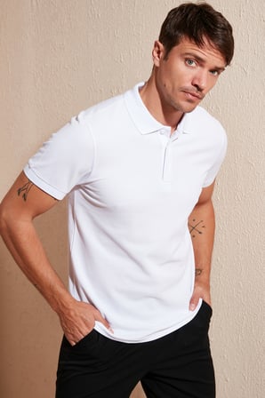 Buratti Pamuklu Regular Fit Düğmeli Polo Yaka 5'li Paket T Shirt Erkek T SHİRT 5902127S5