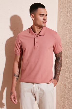 Buratti Pamuklu Regular Fit Düğmeli Polo Yaka 5'li Paket T Shirt Erkek T SHİRT 5902127S5