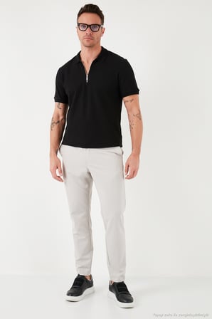 Buratti Pamuklu Regular Fit Yarım Fermuarlı 3'lü Paket Polo Yaka T Shirt Erkek POLO YAKA T SHİRT 5902434S3