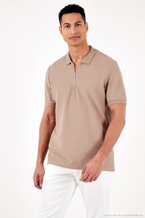 Buratti Pamuklu Regular Fit Yarım Fermuarlı 3'lü Paket Polo Yaka T Shirt Erkek POLO YAKA T SHİRT 5902434S3