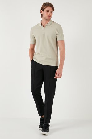 Buratti Pamuklu Regular Fit Yarım Fermuarlı 3'lü Paket Polo Yaka T Shirt Erkek POLO YAKA T SHİRT 5902434S3