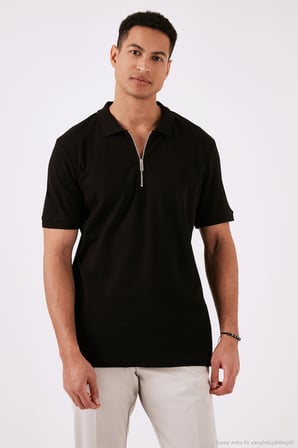 Buratti Pamuklu Regular Fit Yarım Fermuarlı 3'lü Paket Polo Yaka T Shirt Erkek POLO YAKA T SHİRT 5902738S3