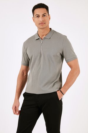 Buratti Pamuklu Regular Fit Yarım Fermuarlı 3'lü Paket Polo Yaka T Shirt Erkek POLO YAKA T SHİRT 5902738S3