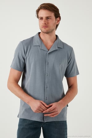 Buratti Pamuklu Regular Fit Kısa Kollu 2'li Paket Gömlek Erkek GÖMLEK 5902640S2
