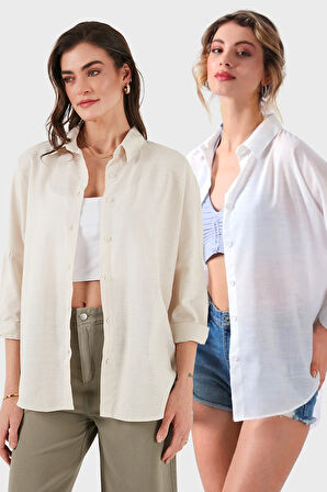 SD Luxury Kadın Gömlek 6781001S2