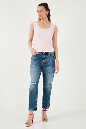 Lela Kadın Gömlek-Atlet Set 67810014979S2