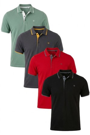 Buratti Pamuklu Slim Fit Şerit Detaylı Düğmeli Polo Yaka 4'lü Paket T Shirt Erkek T SHİRT 5902118S4