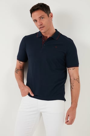 Buratti Pamuklu Slim Fit Şerit Detaylı Düğmeli Polo Yaka 4'lü Paket T Shirt Erkek T SHİRT 5902118S4