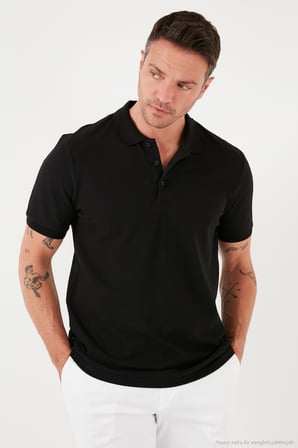 Buratti Pamuklu Regular Fit Düğmeli Polo Yaka 5'li Paket T Shirt Erkek T SHİRT 5902127S5