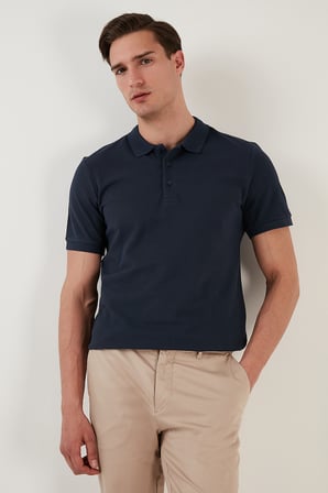 Buratti Pamuklu Regular Fit Düğmeli Polo Yaka 5'li Paket T Shirt Erkek T SHİRT 5902127S5