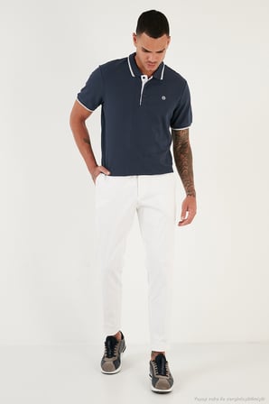Buratti Pamuklu Slim Fit Düğmeli 2'li Paket Polo Yaka T Shirt Erkek POLO YAKA T SHİRT 5902118S2