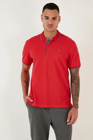 Buratti Pamuklu Slim Fit Düğmeli 2'li Paket Polo Yaka T Shirt Erkek POLO YAKA T SHİRT 5902118S2