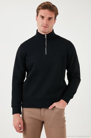 Buratti Pamuklu Regular Fit Dik Yaka 2'li Paket Sweat Erkek SWEAT 59052592S2