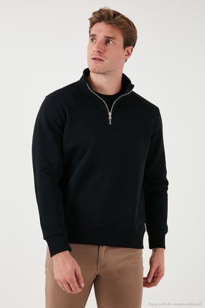 Buratti Pamuklu Regular Fit Dik Yaka 2'li Paket Sweat Erkek SWEAT 59052592S2