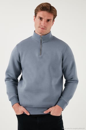 Buratti Pamuklu Regular Fit Dik Yaka 2'li Paket Sweat Erkek SWEAT 59052592S2
