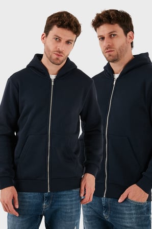Buratti Regular Fit Kapüşonlu Kışlık 2'li Paket Sweat Erkek SWEAT 5905340S2