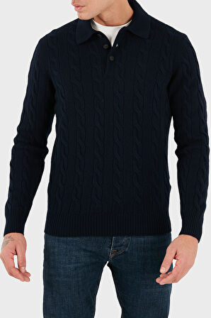 Gran Sasso Erkek Polo Yaka Kazak 23172 19651 598