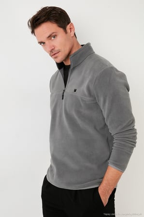 Buratti Slim Fit Anti-Pilling Tüylenme Yapmayan Şardonlu Soğuk Geçirmez  2'li Paket Polar Erkek POLAR 5906001S2