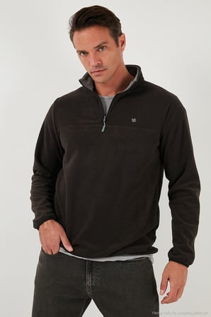 Buratti Slim Fit Anti-Pilling Tüylenme Yapmayan Şardonlu Soğuk Geçirmez  2'li Paket Polar Erkek POLAR 5906001S2