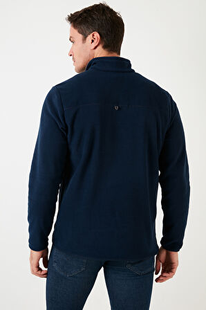 Buratti Slim Fit Anti-Pilling Tüylenme Yapmayan Bato Yaka Şardonlu 2'li Paket Polar Erkek POLAR 5906001S2