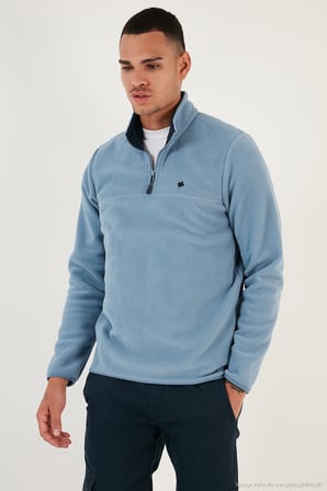 Buratti Slim Fit Anti-Pilling Tüylenme Yapmayan Şardonlu Soğuk Geçirmez  2'li Paket Polar Erkek POLAR 5906001S2