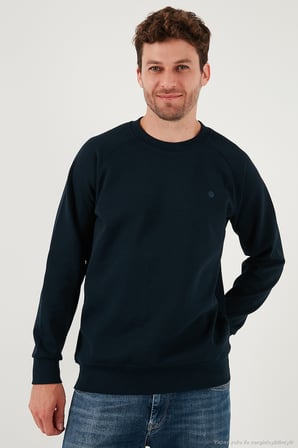 Buratti Streç Pamuklu Relaxed Fit Bisiklet Yaka 2'li Paket Sweat Erkek SWEAT 5901210S2