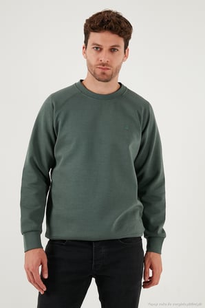Buratti Streç Pamuklu Relaxed Fit Bisiklet Yaka 2'li Paket Sweat Erkek SWEAT 5901210S2
