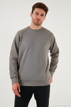 Buratti Streç Pamuklu Relaxed Fit Bisiklet Yaka 2'li Paket Sweat Erkek SWEAT 5901210S2