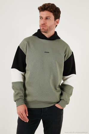 Buratti Pamuklu Relaxed Fit Kapüşonlu İçi Tüylü Yumuşak Şardonlu 2' li Paket Sweat Erkek SWEAT 5905299S2