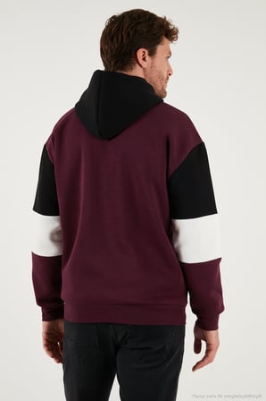 Buratti Pamuklu Relaxed Fit Kapüşonlu İçi Tüylü Yumuşak Şardonlu 2' li Paket Sweat Erkek SWEAT 5905299S2