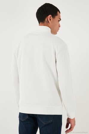 Buratti Pamuklu Regular Fit Yarım Fermuarlı Dik Yaka 2'li Paket Sweat Erkek SWEAT 5905716S2