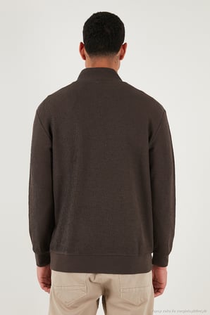 Buratti Pamuklu Regular Fit Yarım Fermuarlı Dik Yaka 2'li Paket Sweat Erkek SWEAT 5905716S2