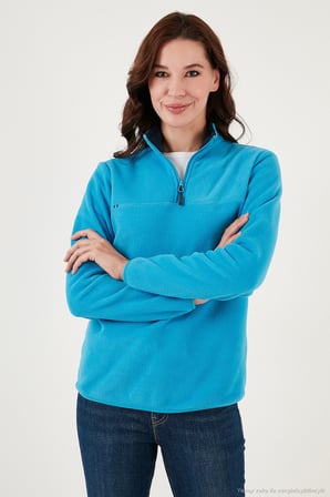Lela Slim Fit Yumuşak Dokulu Anti-Pilling Tüylenme Yapmayan 2'li Paket Polar Bayan POLAR 5907000S2