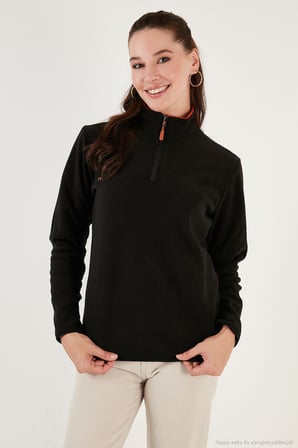 Lela Slim Fit Yumuşak Dokulu Anti-Pilling Tüylenme Yapmayan 2'li Paket Polar Bayan POLAR 5907000S2