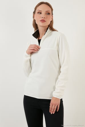 Lela Slim Fit Yumuşak Dokulu Anti-Pilling Tüylenme Yapmayan 2'li Paket Polar Bayan POLAR 5907000S2