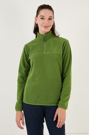 Lela Slim Fit Yumuşak Dokulu Anti-Pilling Tüylenme Yapmayan 2'li Paket Polar Bayan POLAR 5907000S2