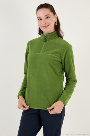 Lela Slim Fit Yumuşak Dokulu Anti-Pilling Tüylenme Yapmayan 2'li Paket Polar Bayan POLAR 5907000S2