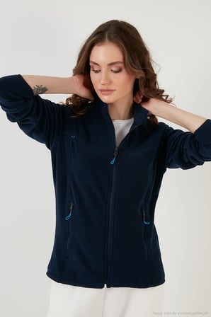 Lela Slim Fit Yumuşak Dokulu Anti-Pilling Tüylenme Yapmayan 2'li Paket Polar Bayan POLAR 590700200S2