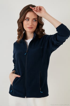 Lela Slim Fit Yumuşak Dokulu Anti-Pilling Tüylenme Yapmayan 2'li Paket Polar Bayan POLAR 590700200S2